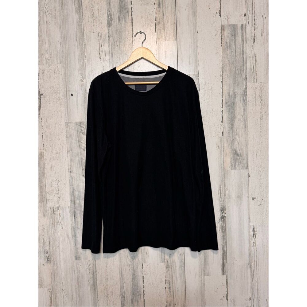 NOMAD Black Long Sleeve Shirt Men’s 2XL – Minimalist Basic Top